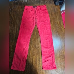 Ultra Slim Fit Fire Engine Red Pants